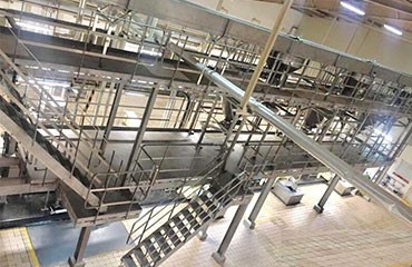 食品衛(wèi)生級鋼構平臺建造